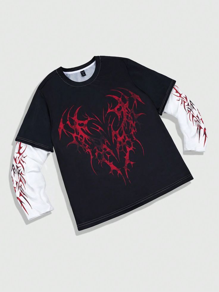 Layered 2-in-1 Tees & Crewnecks (Style #1)